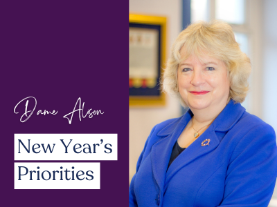 Dame Alison new years priorities