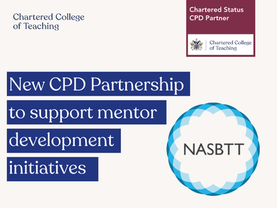 New CPD Partnership to support mentor development initiatives