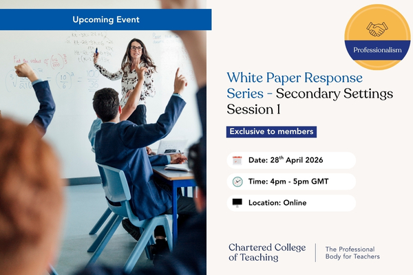 White Paper Response Series – Secondary Settings Session 1