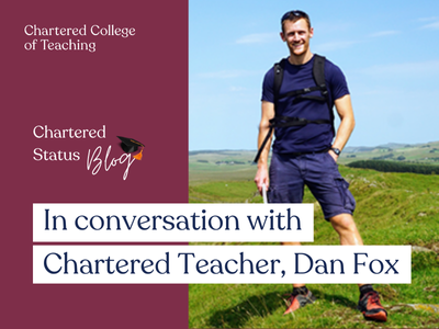 In conversation with Chartered Teacher, Dan Fox
